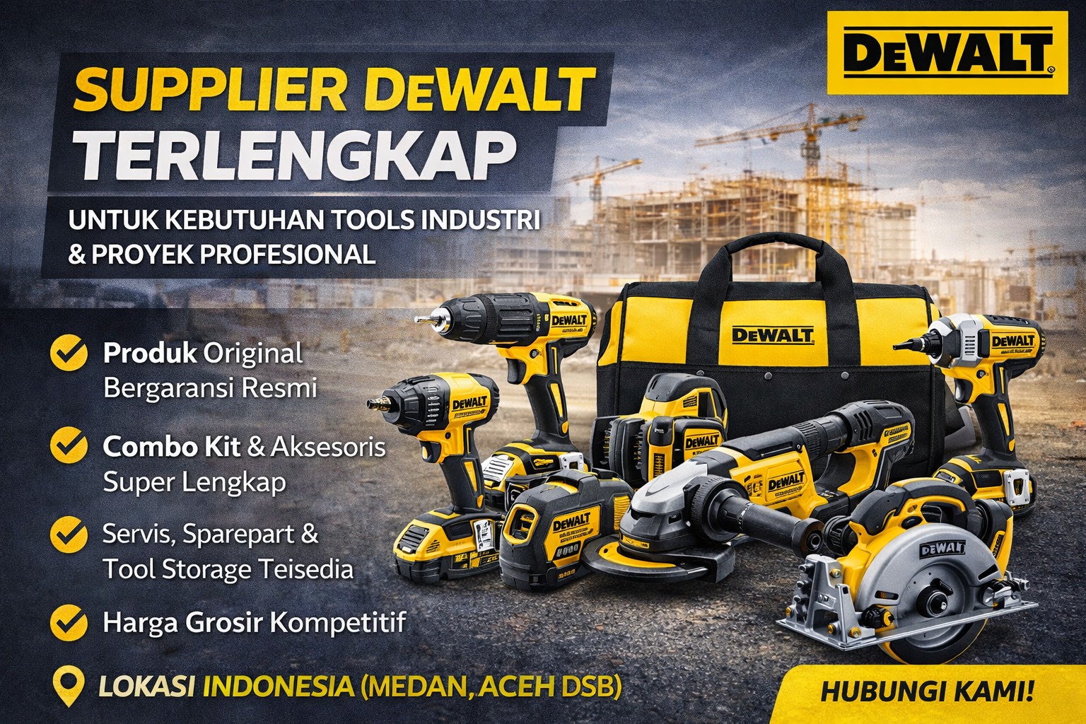 Supplier DeWalt Terlengkap 