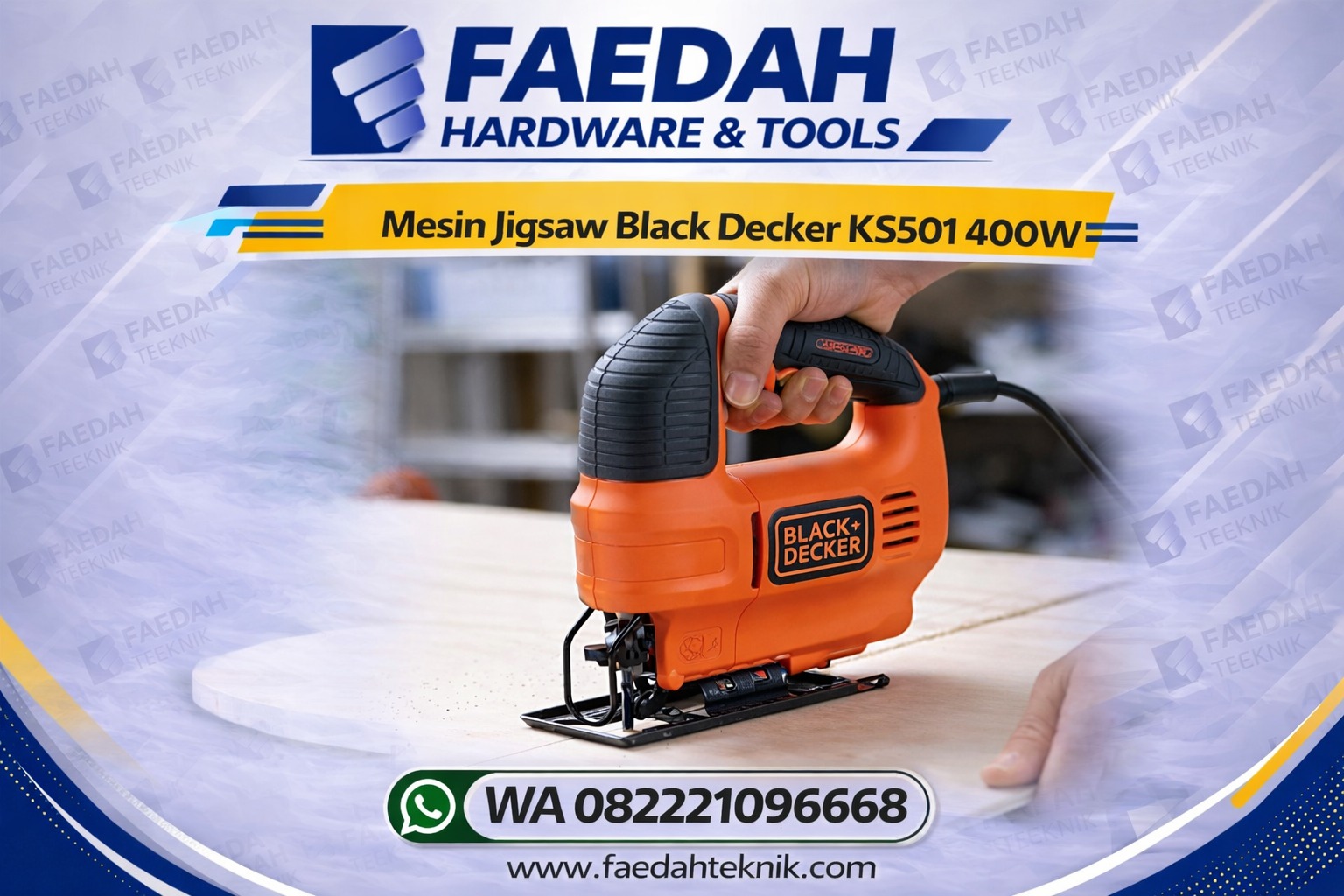 Black+Decker KS501  Jigsaw Listrik 