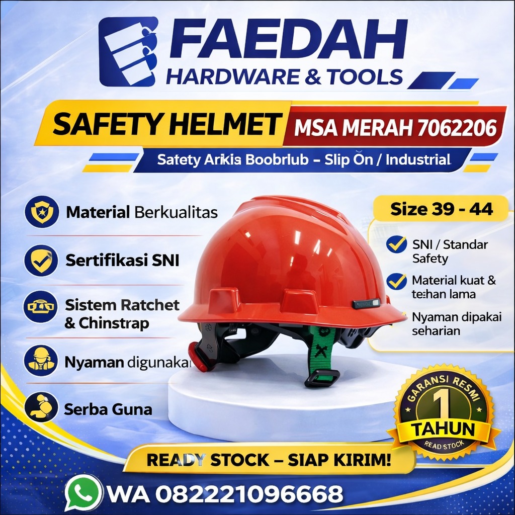 Helm safety MSA Safety tipe V-Gard